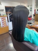 ファイン 美容室 深川店(FINE)&nbsp;20代30代40代◎髪質改善トリートメントブルーブラック透け感