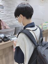 モリオフロムロンドン 松戸店(Morio from London)&nbsp;【松戸 岩口】黒髪丸み刈り上げマッシュショート