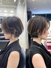 藤原真帆：ハイライトで【他とは違う透明感のあるカラー】ケアブリーチ使用