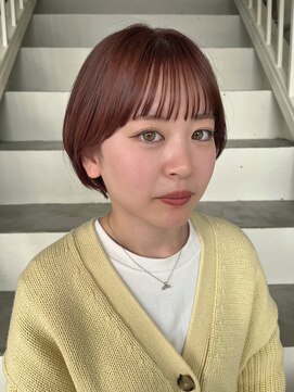 グリーン(green) 耳にかけてスッキリ　マッシュショート　bymisaki