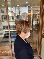 ロク 白楽(rocu)&nbsp;前髪/マチルダボブ/ピンクベージュインナー/グレージュ[白楽駅]