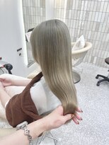 ロンドシェリ 仙台(Lond Cheri)&nbsp;ハイトーングレージュカラー ダブルカラー ケアブリーチ【仙台】