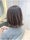 くびれボブ×グレージュカラー【横浜/横浜駅】