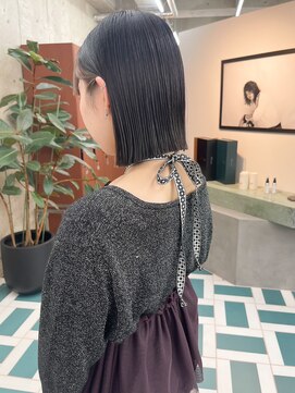ノエ(noe) 切りっぱなしボブ×透明感カラーR-6
