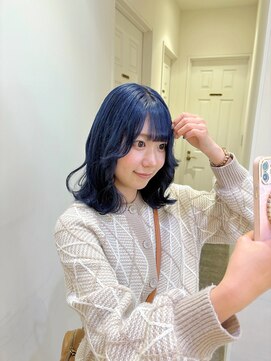 コル(CoL) 色落ちまでカワイイ♪ネイビーブルーカラー♪