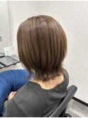 Second   × 外ハネスタイル