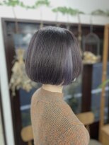 リッカ(RICCA)&nbsp;【イヤリング×ハイライト】ラベンダーシルバーボブ