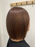 縮毛矯正＋カット＋マイクロバブル