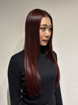 ベルバイリトル(belle by little) ダークレッドカラー