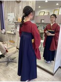 ヘアセット＆袴着付け