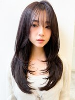 スタートウキョウ 渋谷(STAR TOKYO)&nbsp;韓国風レイヤーエアリーワンカールナチュラルストレート後れ毛