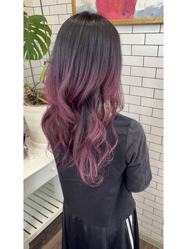 リール(THE RIRE.) *THE  RIRE.  バレイヤージュ×ピンクラベンダー*