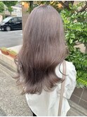 シルバーミルクティーカラー