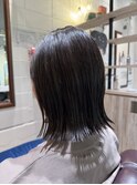 切りっぱなしボブ