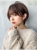 rileyナチュラルワンカールマッシュショート