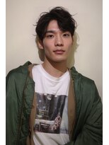 ブークル(boucle)&nbsp;サイドパートパーマ　センターパートパーマ