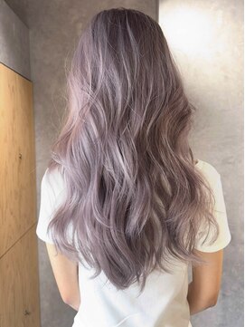 リット(lit) 【kako】ホワイトラベンダーレイヤーカット