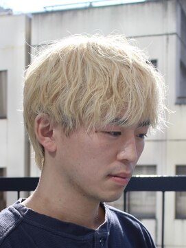 トッド(tod) フェザーパーマシャドウパーマツイストスパイラルパーマメンズ◎