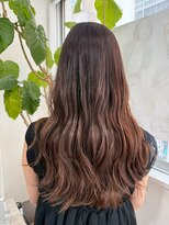 ミエル ヘア 新宿(miel hair)&nbsp;艶ブラウンカラー