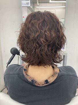 アルテヘアー(arte HAIR) 【arteHAIR】ショートウルフパーマ/顔周りレイヤー