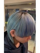 ユキオグループ グラン(yg GRAN) 20代30代◎透明感ペール水色ウルフデザインカラー