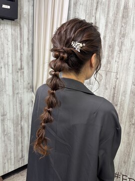 フレーム へアアンドトリートメント 天王寺北口店(FRAME) 編み下ろしスタイル