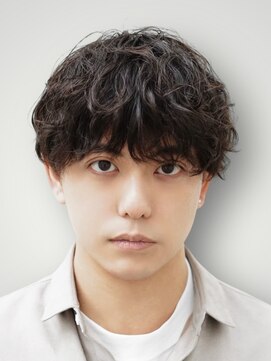 ゼンコー アオヤマ(ZENKO Aoyama) 黒髪×マッシュ×スパイラルパーマ【表参道/青山/メンズ】