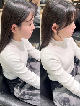 チュチュ(chuchu) ブリーチなしダブルカラー/韓国/顔まわり/レイヤー/東久留米