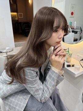 ココアブラウン/くびれ巻き