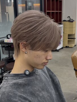 初カラー人気1位ミルクティーベージュマッシュ