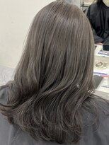 アイトーキョーエス 渋谷(AI TOKYO S)&nbsp;ブリーチなしダブルカラーグレージュ透明感イルミナカラー前髪
