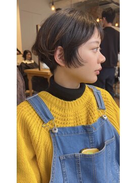 ホヌン 茅ヶ崎(Honnun) 抜け感サイド×デザインショート/茅ヶ崎