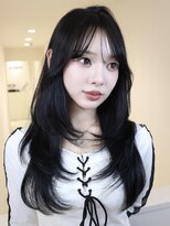 アイトーキョーエス 渋谷(AI TOKYO S)&nbsp;ピンクベージュ/アンブレラカラー/イメチェン/前髪/渋谷