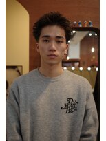 エディ(Edy)&nbsp;メンズスパイキーショート刈り上げスキンフェード眉毛カット岡山