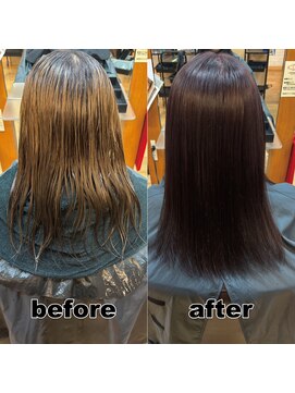 モンド ヘアクリエーション 西田店(monde hair creation) 【monde】before × after × 髪質改善