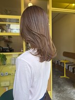 ヒントステーション(HINTSTATION) 〈浅草 半個室〉透け感ブラウンミディ