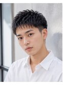 爽やかアップバングショート