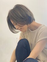 NYCHIKA【9/4　NEWOPEN（予定）】&nbsp;白髪ぼかし×大人くびれボブで上品ヘア／天満橋