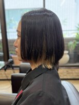 キャラ 池袋本店(CHARA)&nbsp;外ハネくびれボブ◎インナーカラー【池袋/ボブ/ショート】