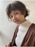 マニッシュショート×無造作【くせ毛風】01