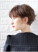 くせ毛風、春の大人センシュアルショート　【銀座】