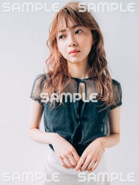 ヘアー アークス 上大岡店(hair ARKS) フェザーバングレイヤーロングARKS上大岡