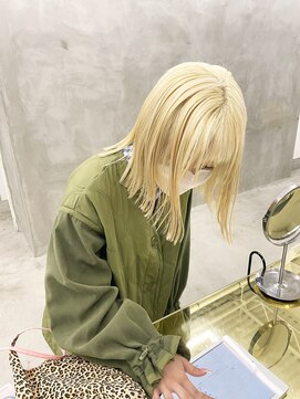 スー 渋谷(suu) 【SUN】ブロンド/ダブルカラー/ハイトーン/ケアブリーチ