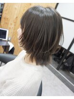 ヘアテリア リュウ 大塚(hair teria ryu) ウルフボブ×グレージュカラー