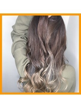 ワット 原宿店(W) 【W-ワット-原宿店】大人気♪ハイグレージュグラデーション＊