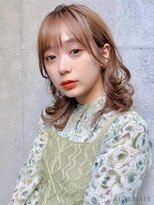 オーブ ヘアー ロッコ 松江店(AUBE HAIR rocco) 20代・30代_ミルクティーベージュ／レイヤーボブ