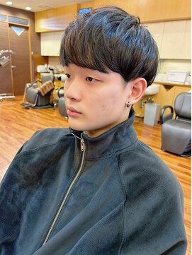 かっとはうすウィズ(With） 柔らかメンズスタイル！クセを活かしたマッシュヘア！！