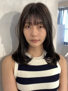 オリンテ バイ レシッド 表参道(orente by rcid) レイヤーカットナチュラルグレージュインナーグレージュ