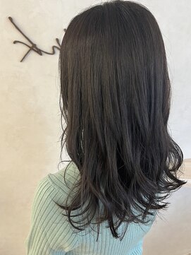 リンク(Link) アッシュ/ブルーブラック/透明感カラー/Aujuaトリートメント