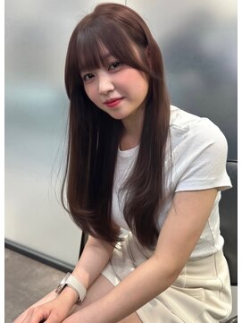 リリー(Lilley) 当日予約/天神/韓国風/韓国/髪質改善/チョコレート/前髪カット